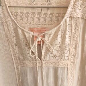 Let Them Eat Cake Embroidered Lace Dress Size Small Festival